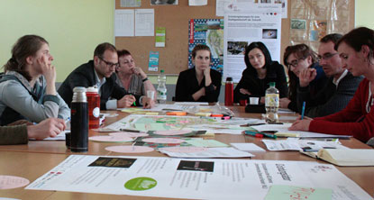 Brainstorming der Zukunftswerkstatt Halle