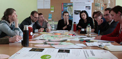 Brainstorming der Zukunftswerkstatt Halle